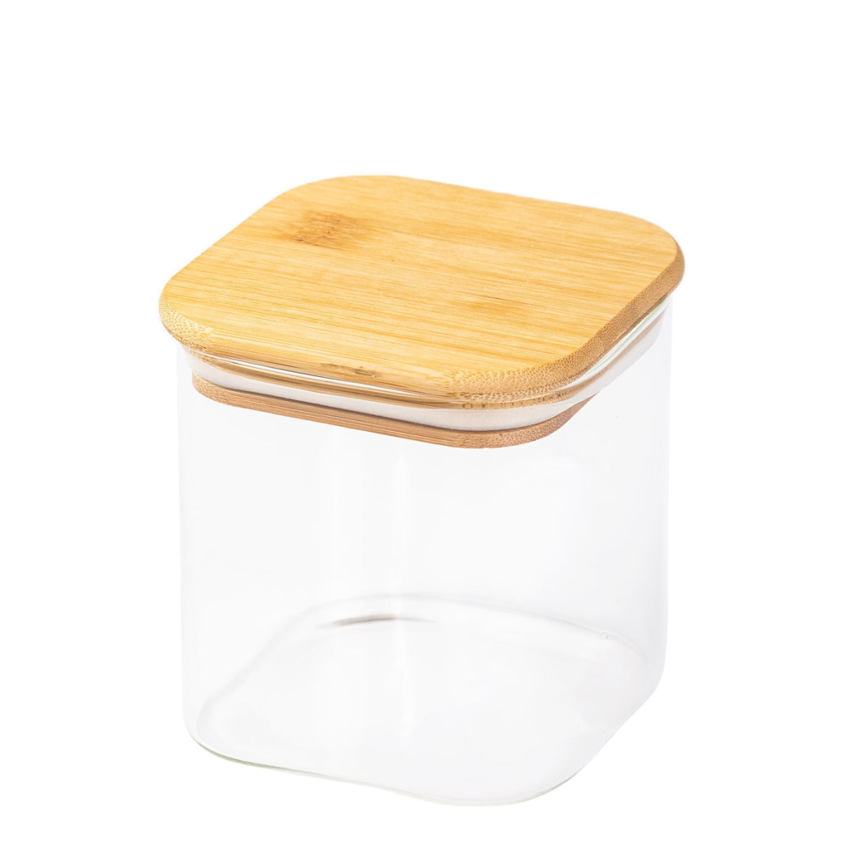 Estia Δοχείο Αποθήκευσης Bamboo Essentials 550ml Γυάλινο Με Καπάκι