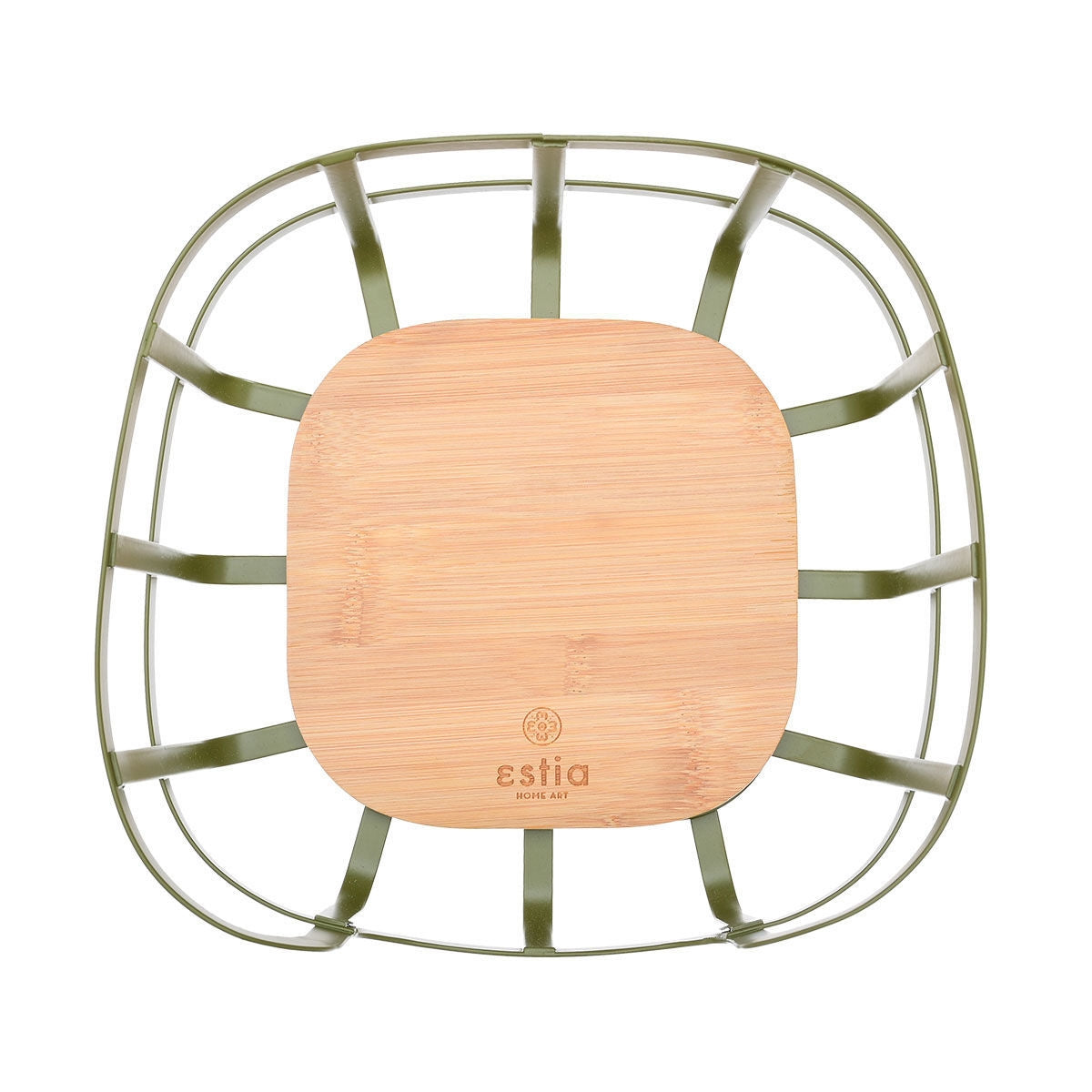Estia Φρουτιέρα Bamboo Essentials Μεταλλική - Λαδί