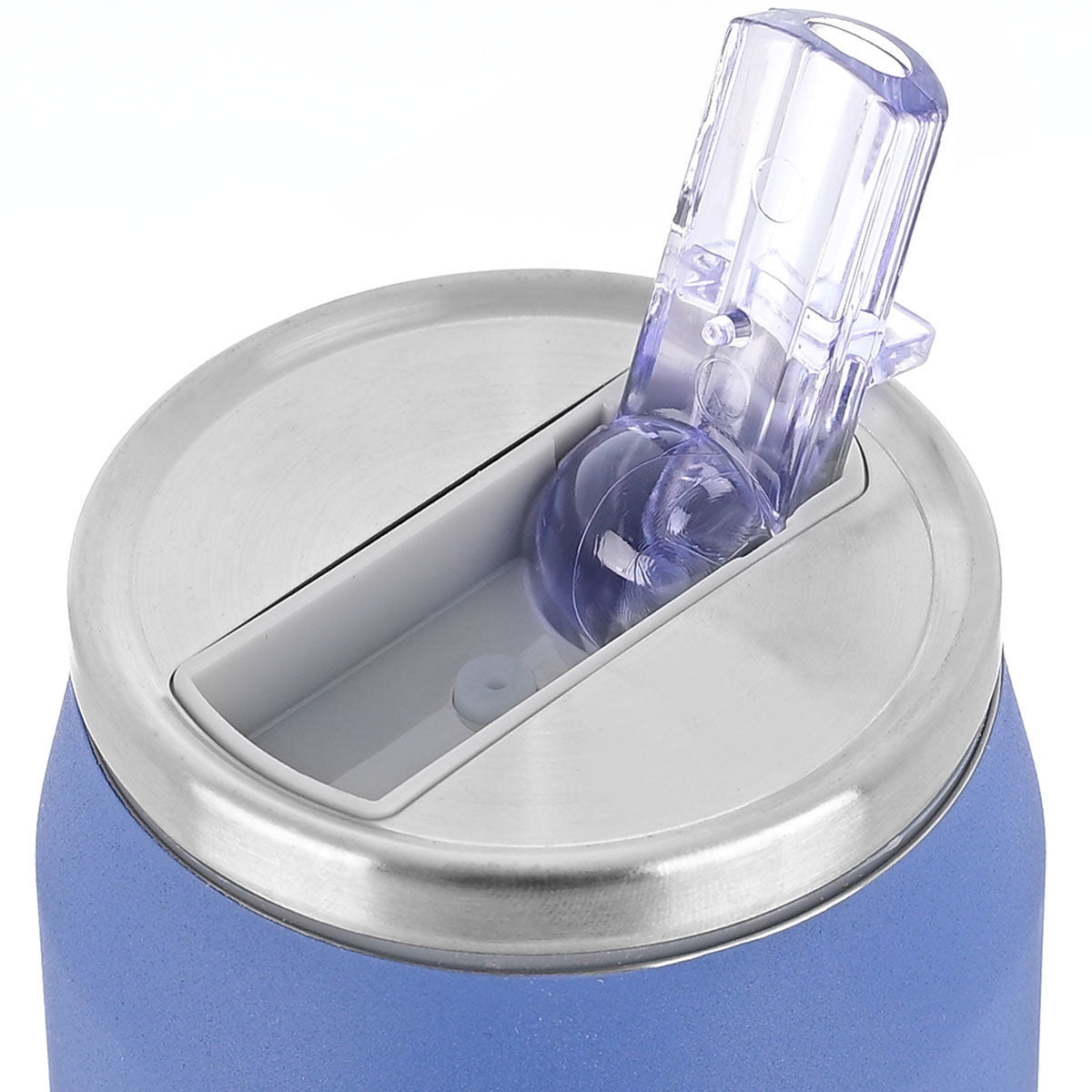 Estia Travel Cup Save The Aegean Ποτήρι Θερμός με Καλαμάκι Denim Blue - 300ml