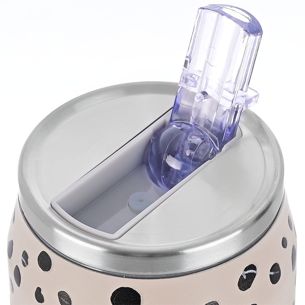 Estia Travel Cup Save The Aegean Ποτήρι Θερμός με Καλαμάκι Leopard - 500ml