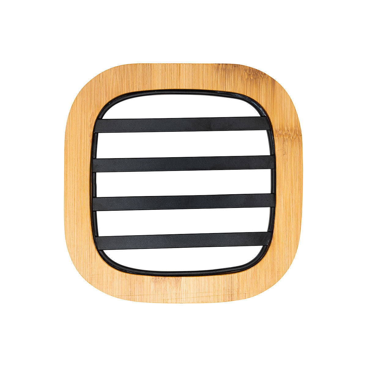 Estia Βάση Μαγειρικού Σκεύους Bamboo Essentials Μεταλλική - Μαύρο