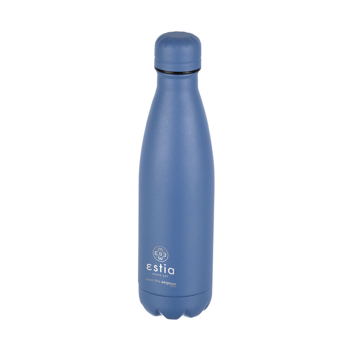 Estia Travel Flask Save Aegean Μπουκάλι Θερμός Denim Blue - 500ml