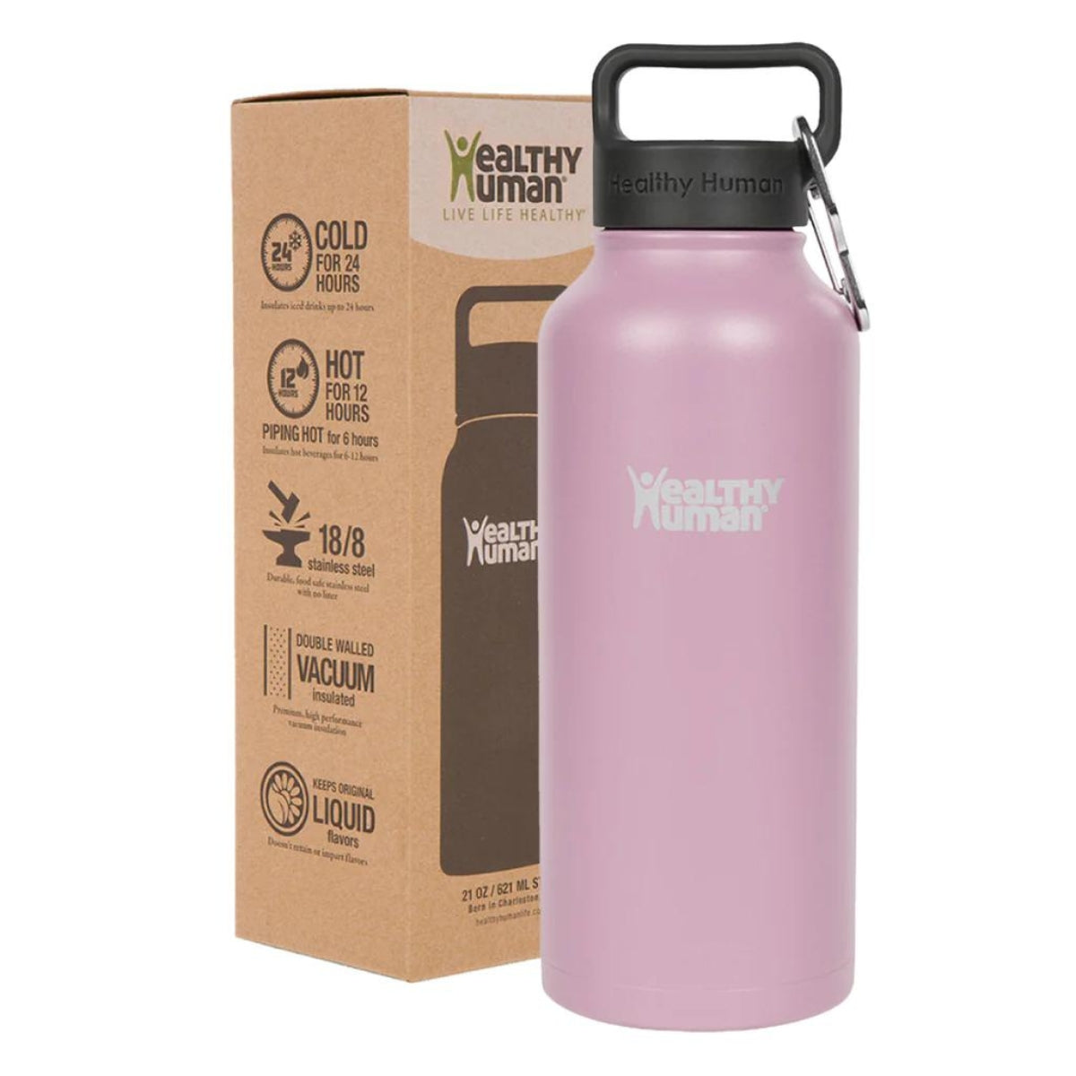 Healthy Human Μπουκάλι Θερμός Petal Pink - 946ml
