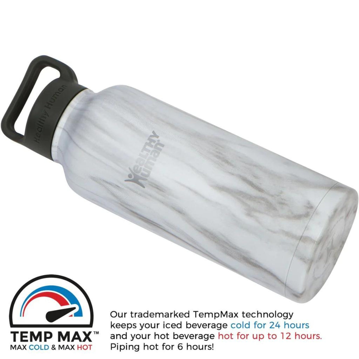 Healthy Human Μπουκάλι Θερμός Stone White - 946ml
