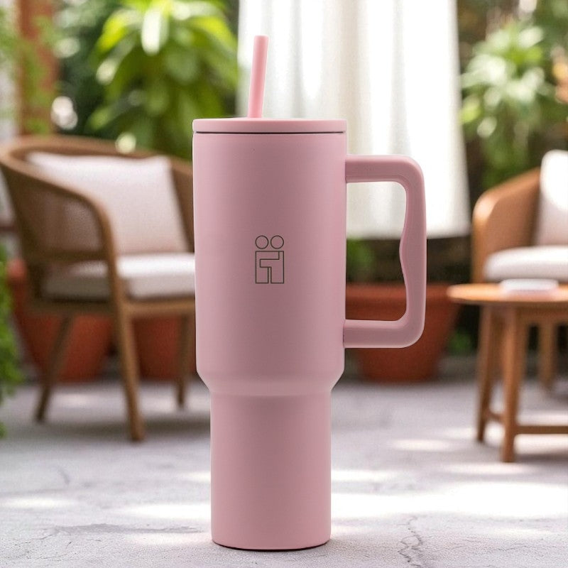 Hugs My Tumbler Ποτήρι Θερμός με Καλαμάκι - 1200ml