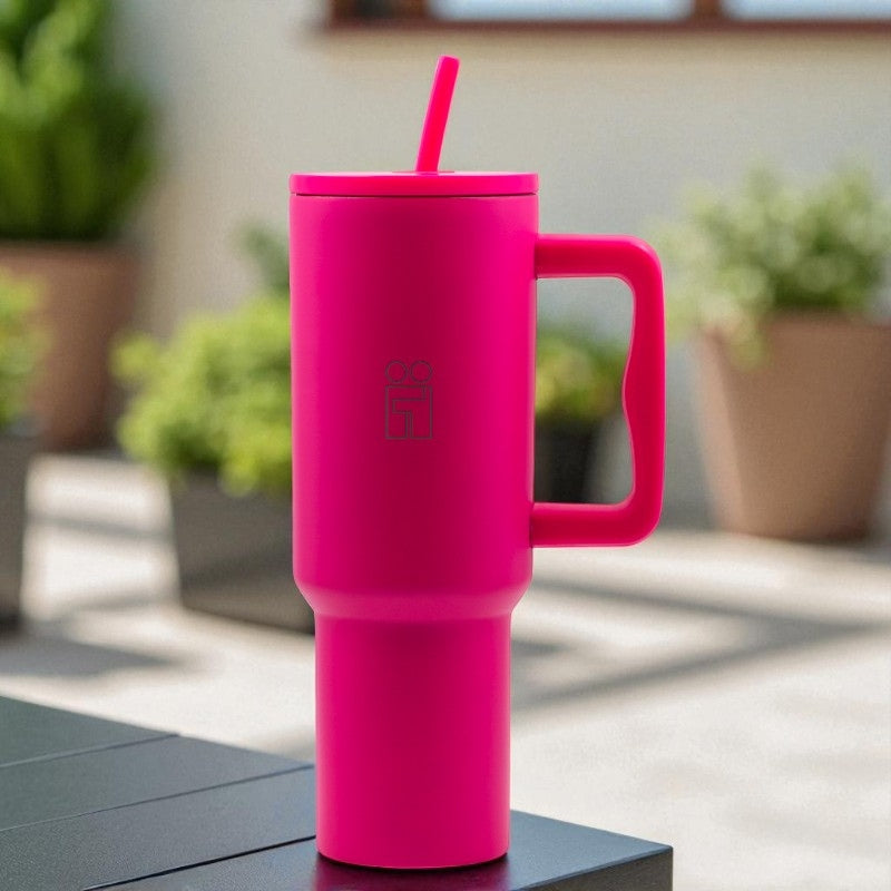 Hugs My Tumbler Ποτήρι Θερμός με Καλαμάκι - 1200ml