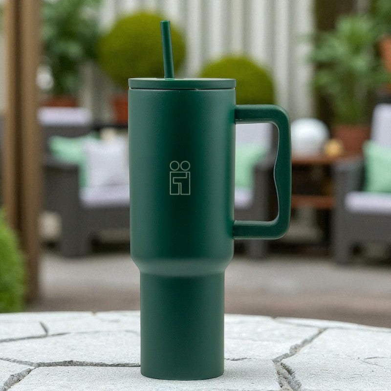 Hugs My Tumbler Ποτήρι Θερμός με Καλαμάκι - 1200ml