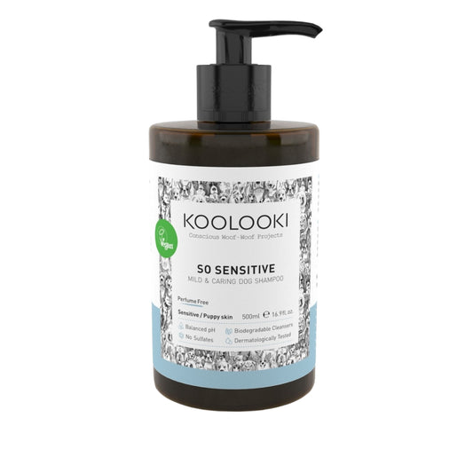 Koolooki So Sensitive Mild & Caring Βιολογικό Σαμπουάν για Σκύλους με Μαλοτήρα & Πρεβιοτικά - 500ml