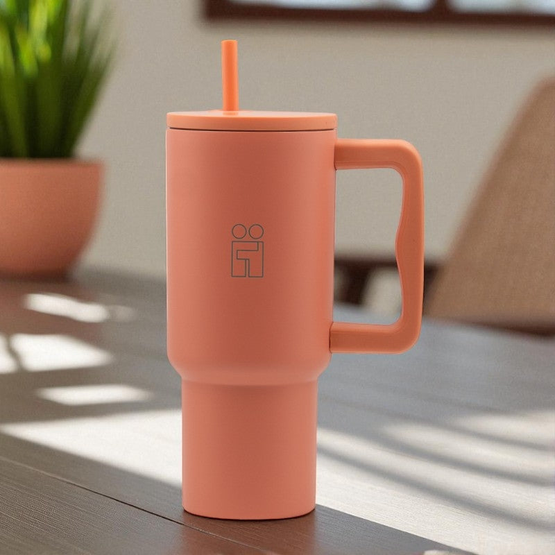 Hugs My Tumbler Ποτήρι Θερμός με Καλαμάκι - 900ml