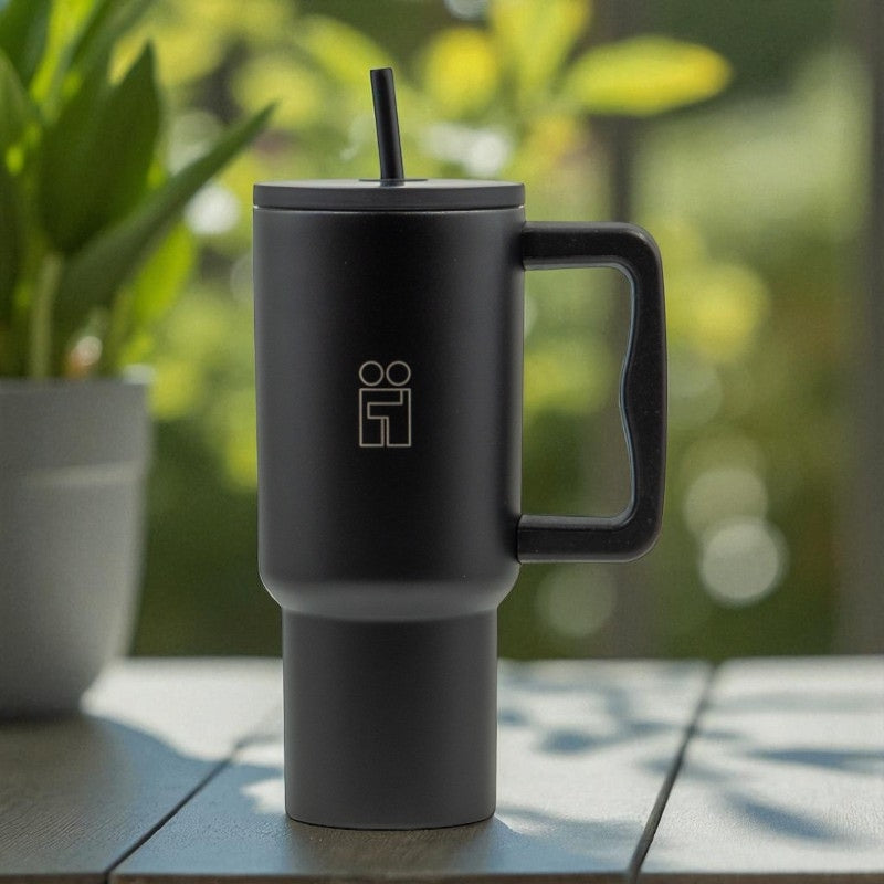 Hugs My Tumbler Ποτήρι Θερμός με Καλαμάκι - 900ml