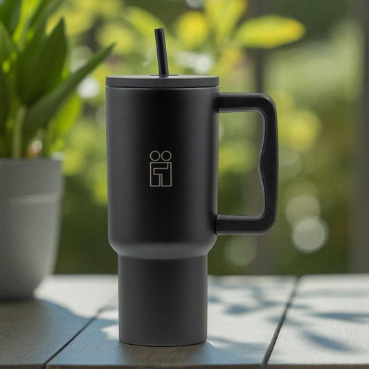 Hugs My Tumbler Ποτήρι Θερμός με Καλαμάκι - 900ml