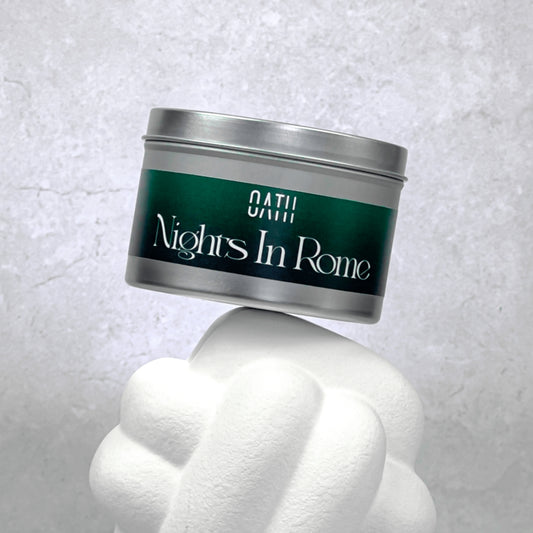 Oath Candle από Κερί Σόγιας με Άρωμα Βανίλιας & Γιασεμί Nights In Rome