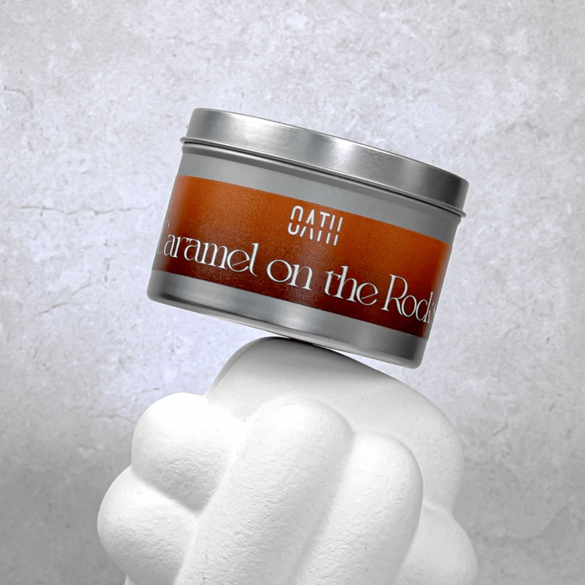 Oath Candle από Κερί Σόγιας με Άρωμα Καραμέλας Caramel on the Rocks