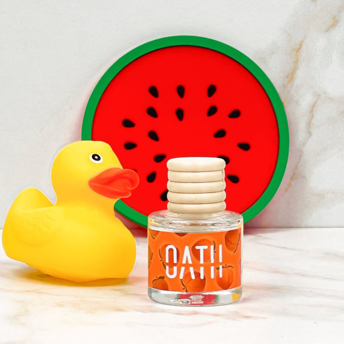 Oath Mini Αρωματικό Αυτοκινήτου ή Ντουλάπας με Άρωμα Ροδάκινο Peach Emoji - 10ml