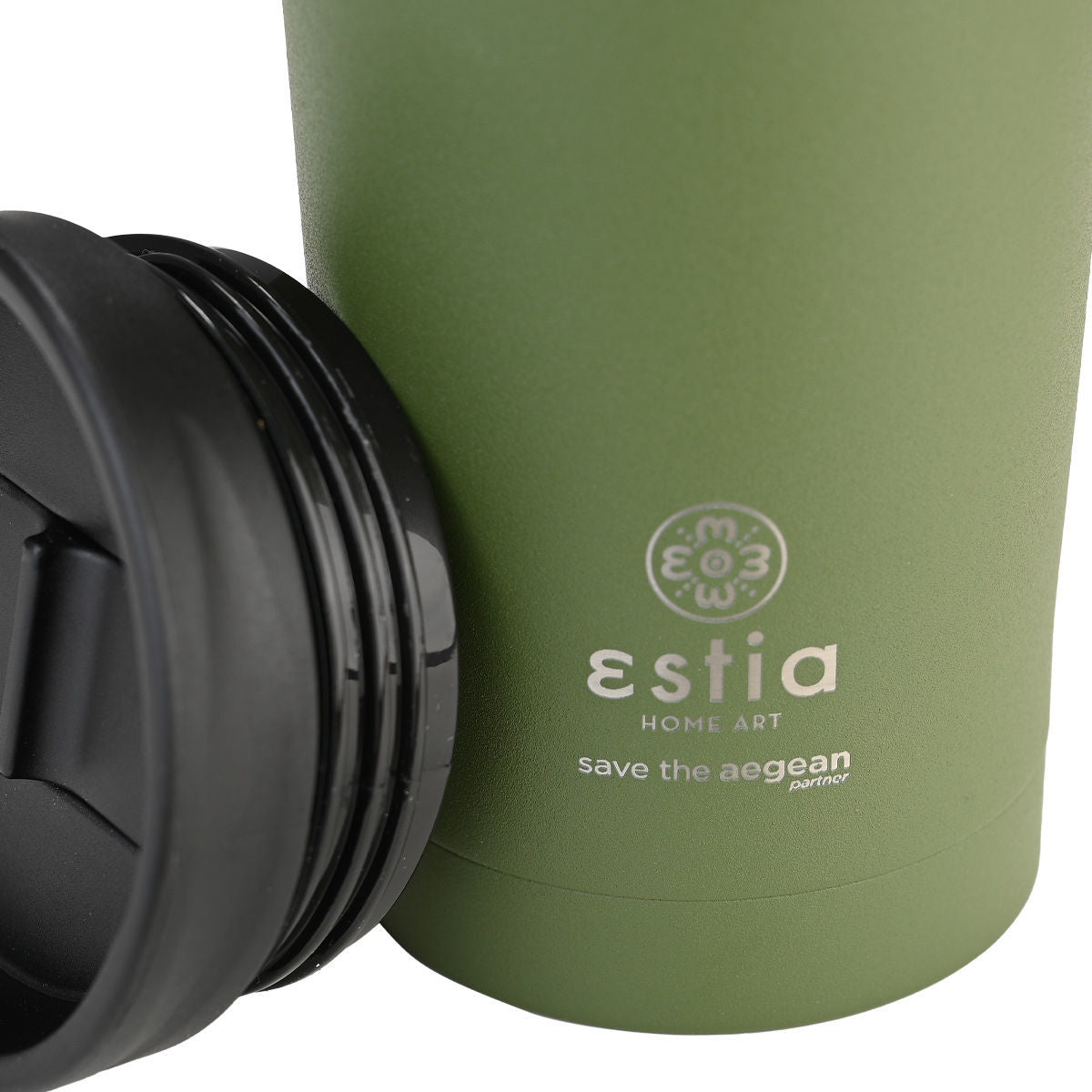 Estia Travel Mug Save The Aegean Κούπα Θερμός - 350ml