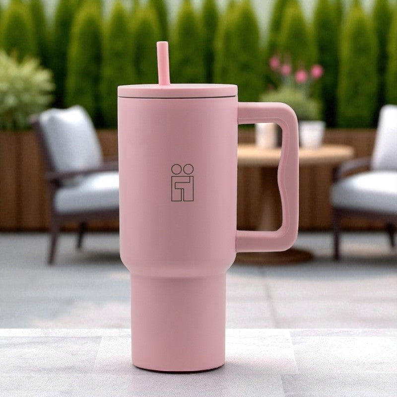 Hugs My Tumbler Ποτήρι Θερμός με Καλαμάκι - 900ml