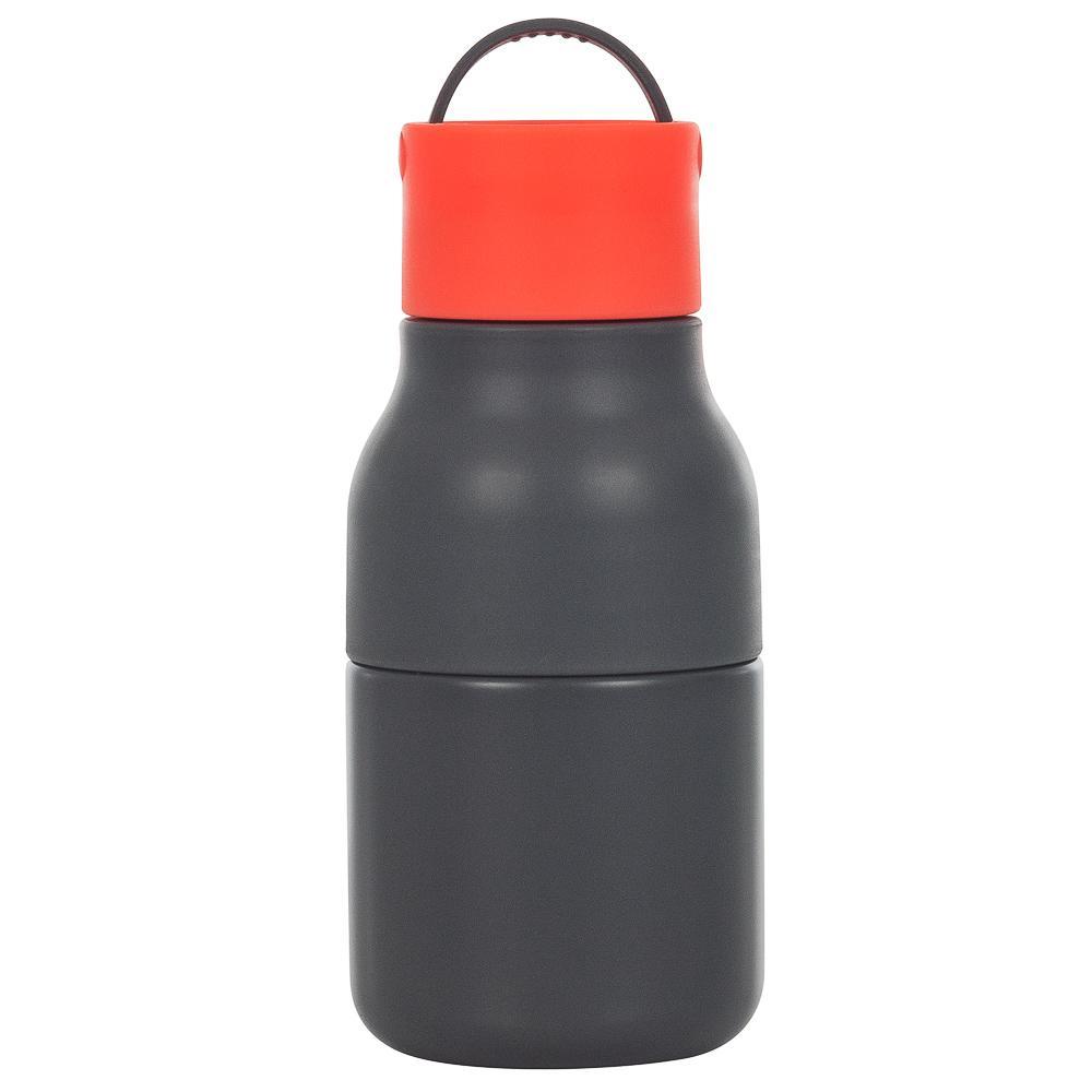 Lund London Active Μπουκάλι Θερμός Grey & Coral - 250ml