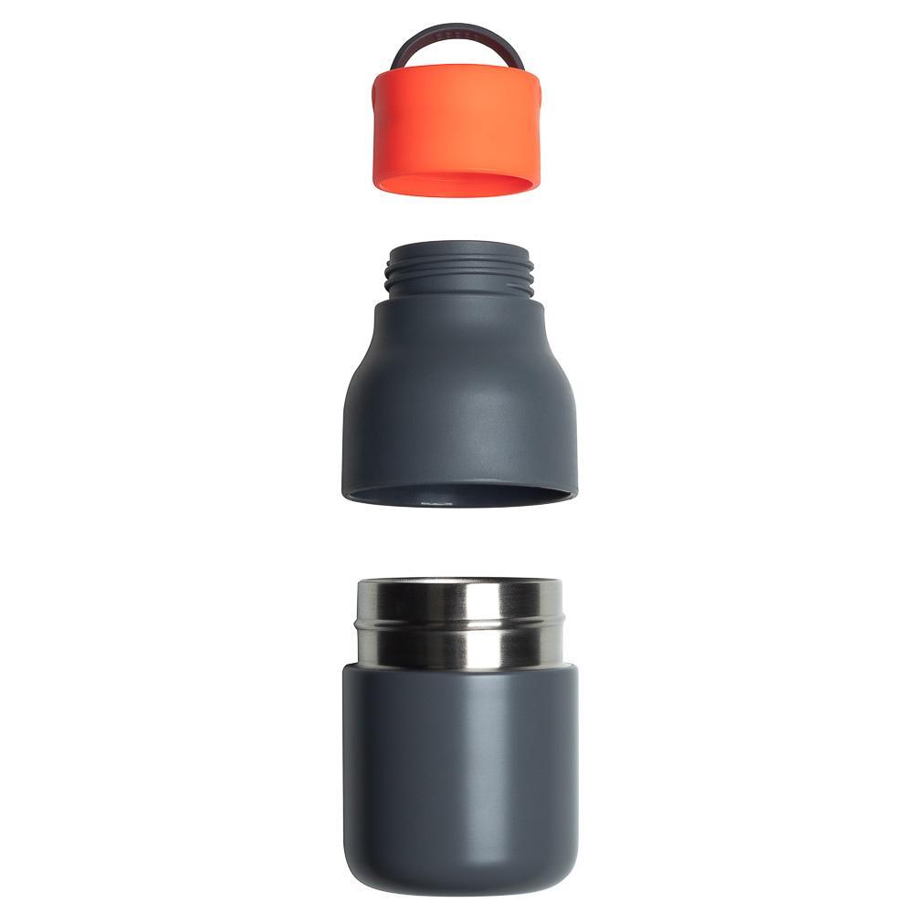 Lund London Active Μπουκάλι Θερμός Grey & Coral - 250ml