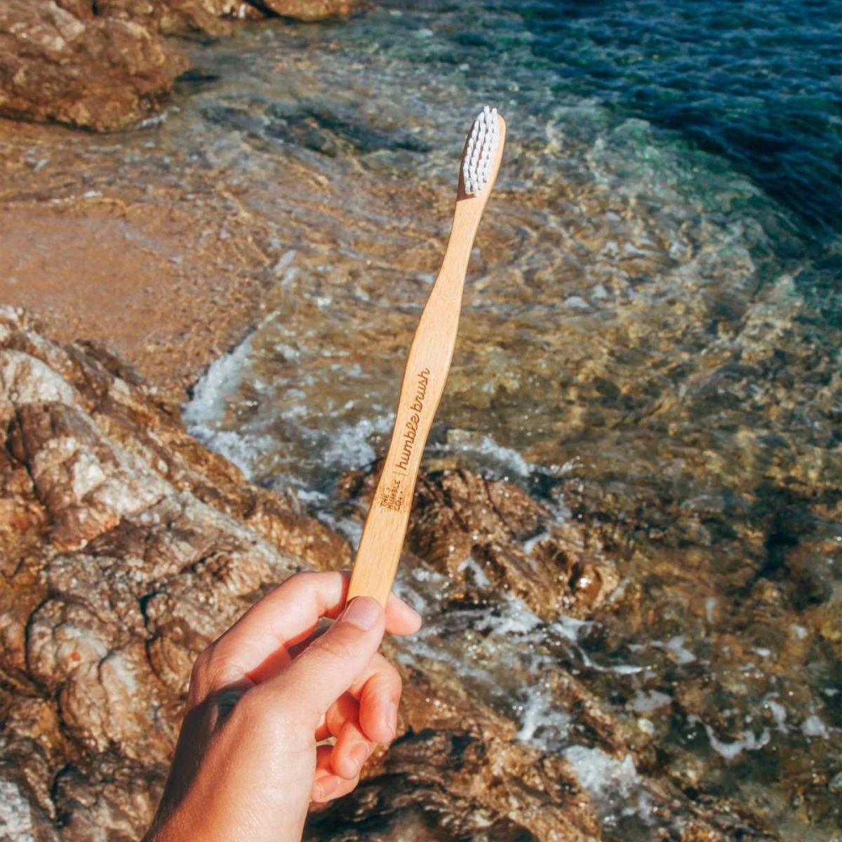 Οδοντόβουρτσα από Bamboo Μαλακή Λευκή