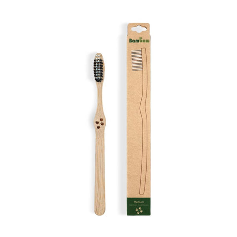 Bambaw Οικολογική Οδοντόβουρτσα Bamboo Μέτρια