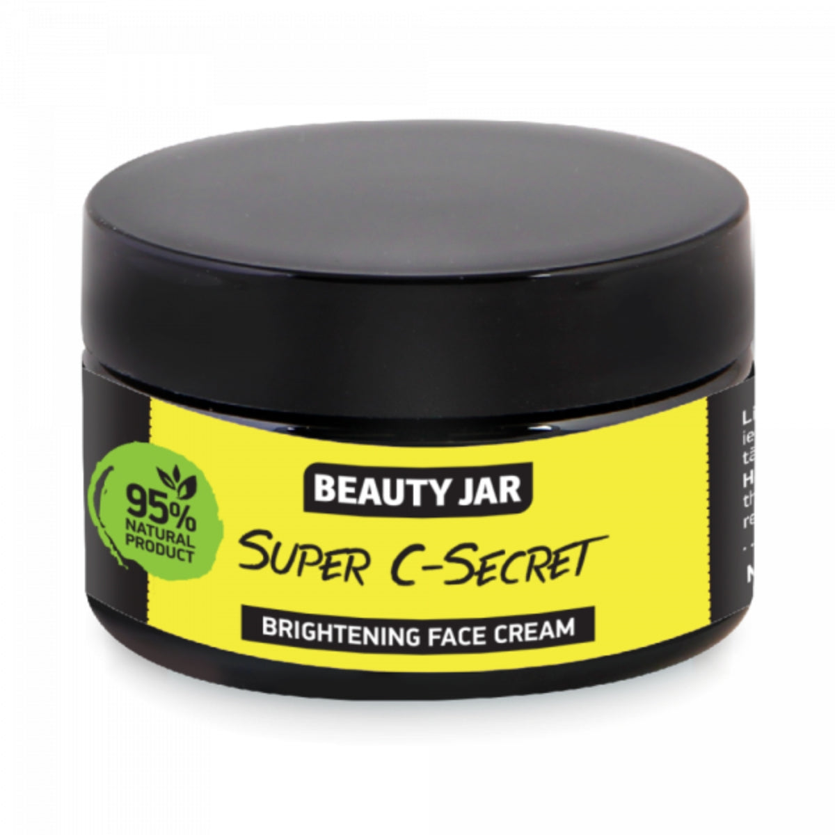 Beauty Jar SUPER C-SECRET Κρέμα Λάμψης για το πρόσωπο - 60ml