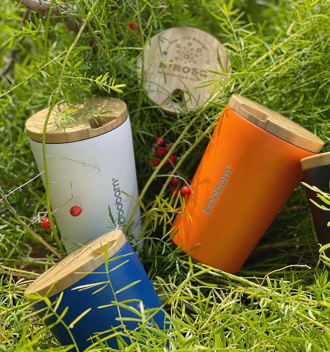 Boobam Cup Lite Ποτήρι Θερμός με Καλαμάκι - 350ml