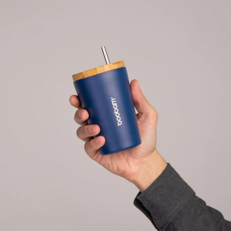 Boobam Cup Lite Ποτήρι Θερμός με Καλαμάκι - 350ml