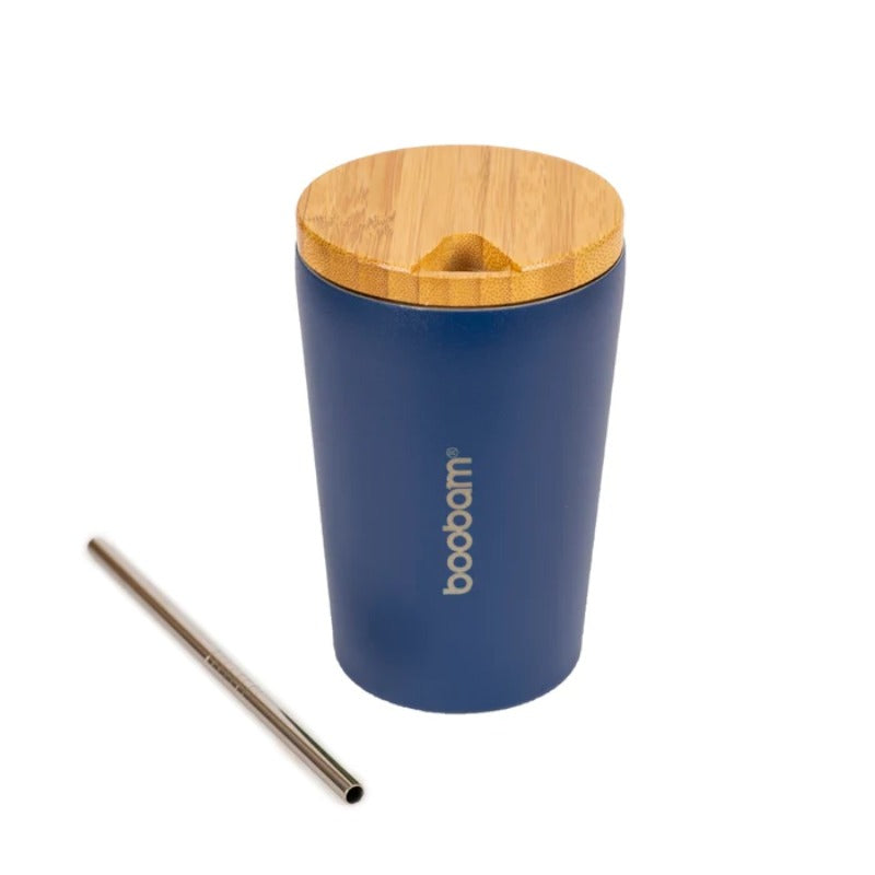 Boobam Cup Lite Ποτήρι Θερμός με Καλαμάκι - 350ml