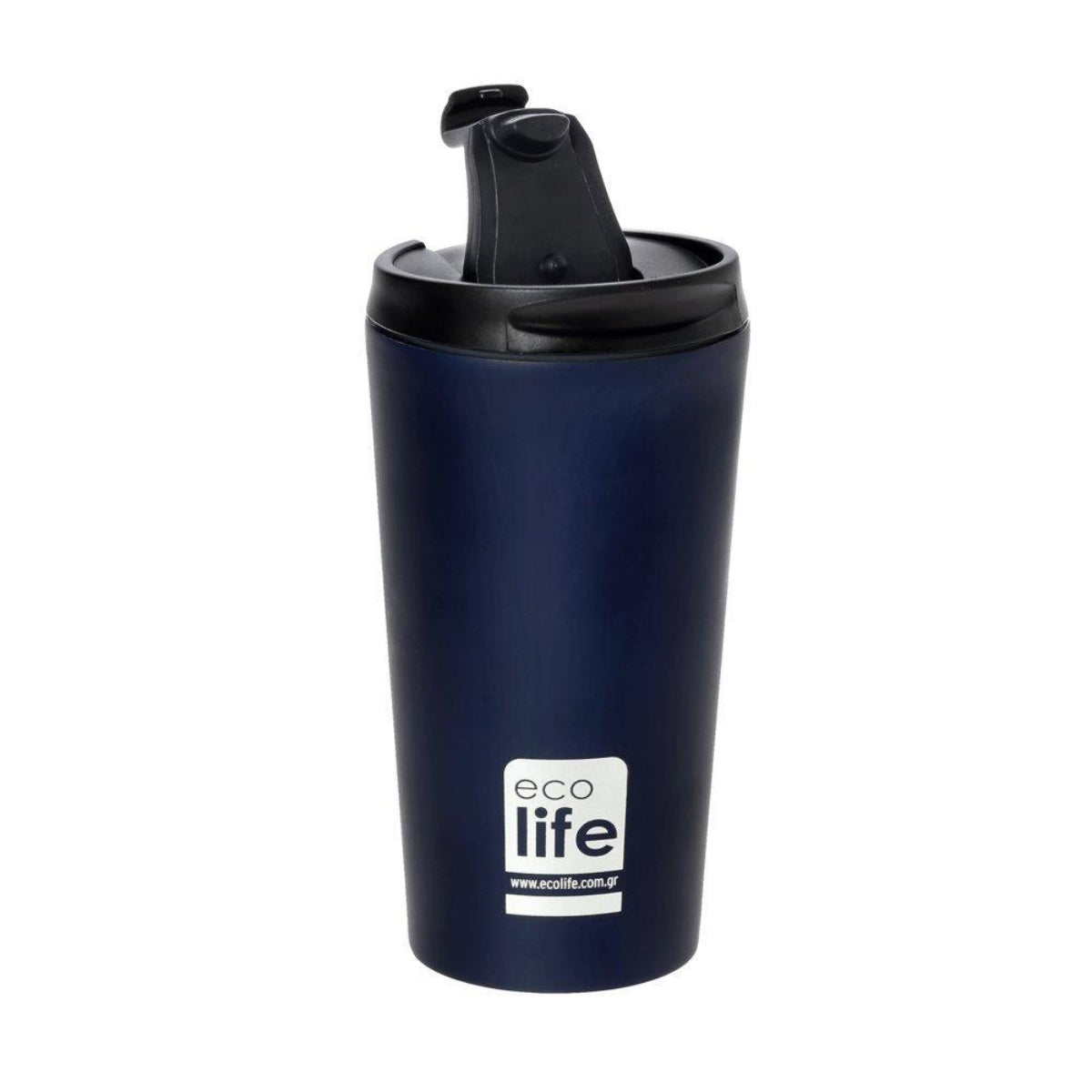 Ecolife Coffee Cup Ποτήρι Θερμός Blue Matte - 370ml