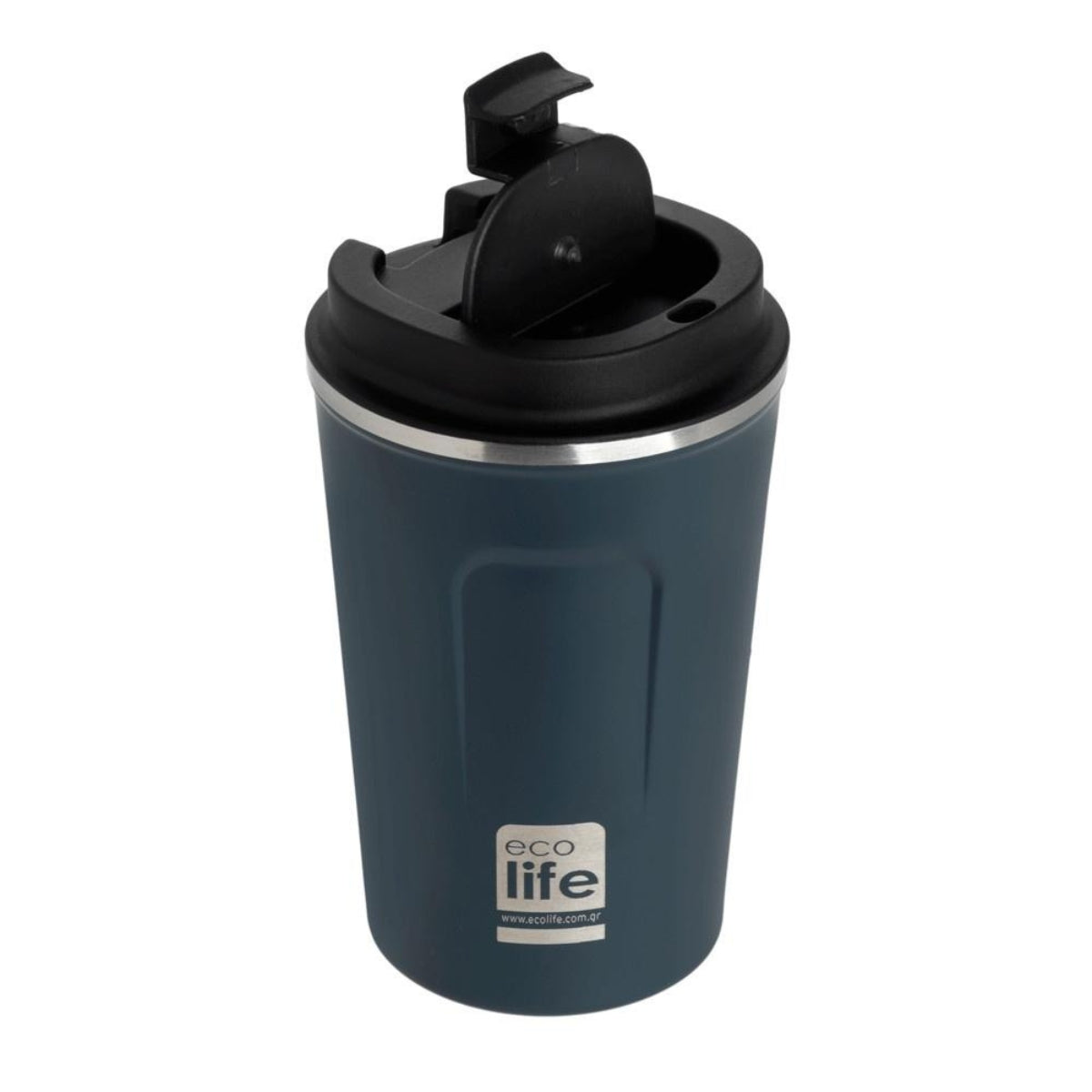 Ecolife Coffee Cup Ποτήρι Θερμός Σκούρο Μπλε - 370ml