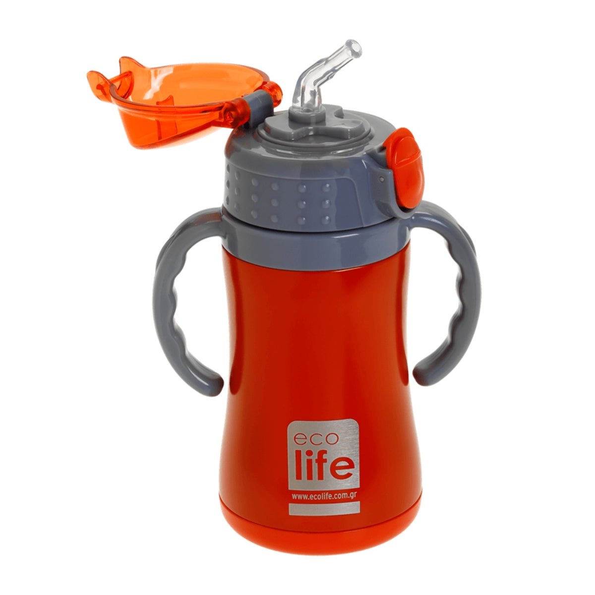 Ecolife Kids Παγουράκι Θερμός Red - 300ml