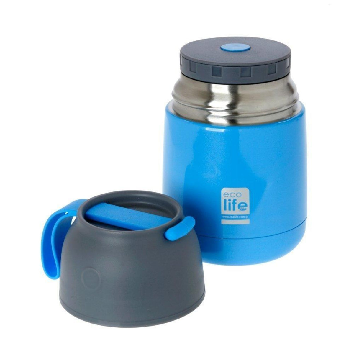 Ecolife Kids Θερμός Φαγητού Baby Blue - 450ml