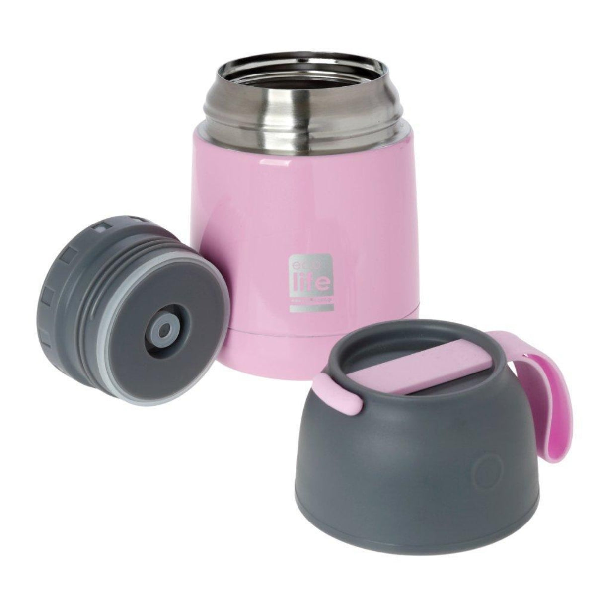 Ecolife Kids Θερμός Φαγητού Baby Pink - 450ml