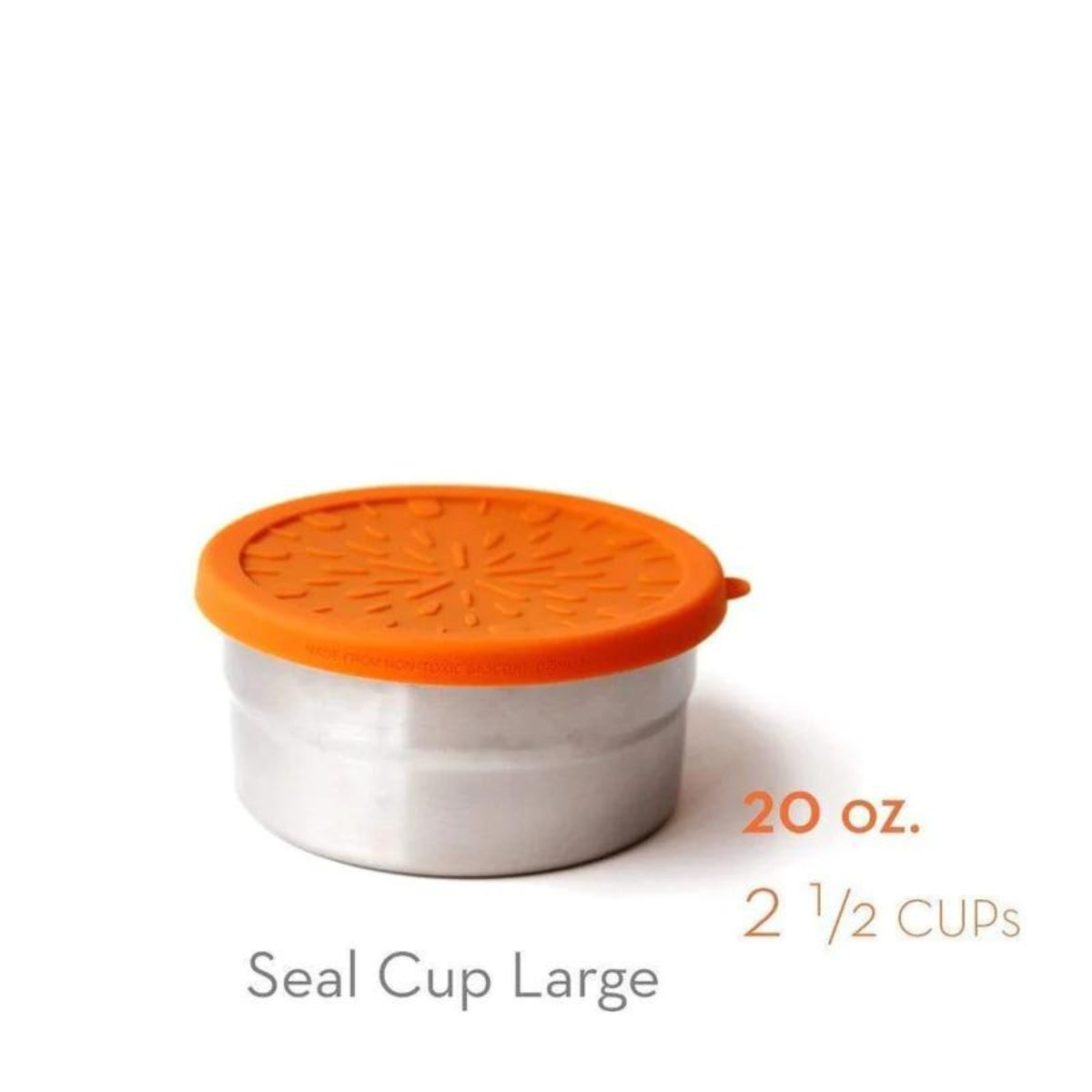Ecolunchbox Seal Cup Large Δοχείο Φαγητού Inox Ασημί - 590ml