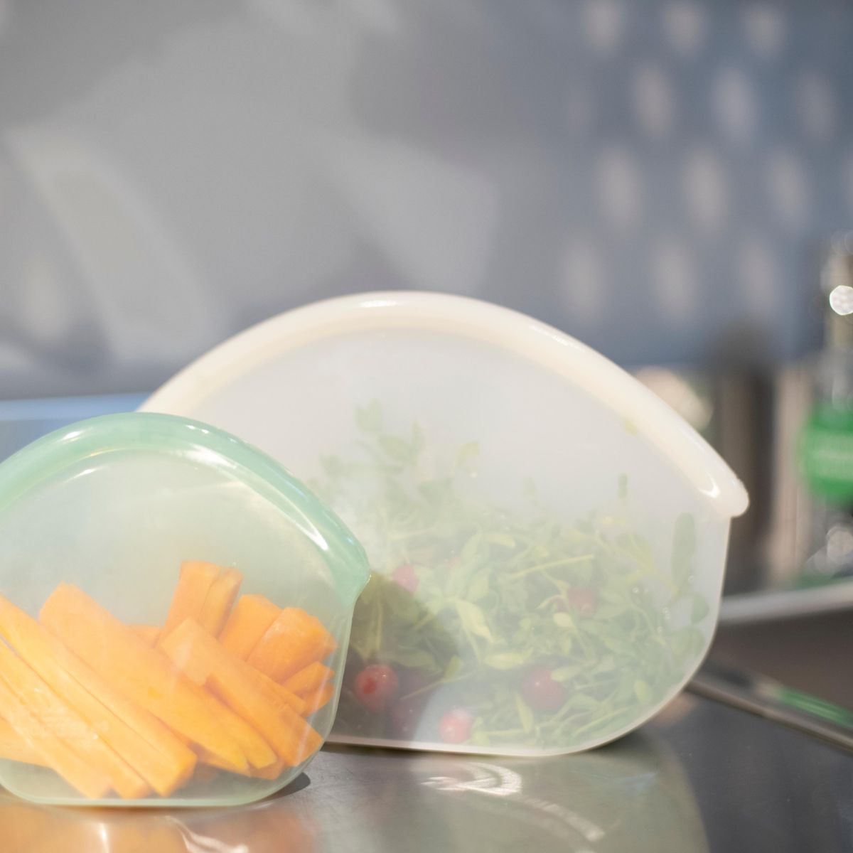 Food Huggers Σακούλα Σιλικόνης Hugger Bag Clear - 900ml