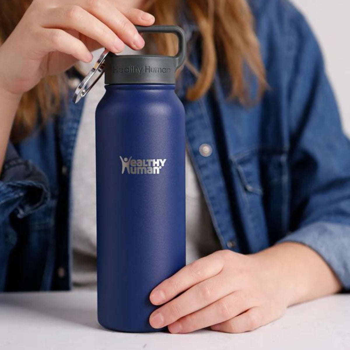 Healthy Human Μπουκάλι Θερμός Stein Bottle Navy - 621ml