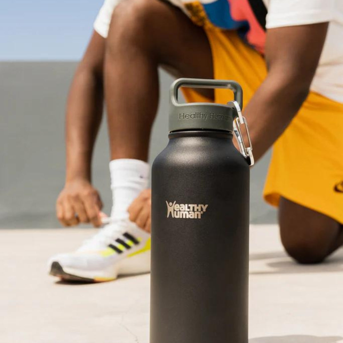 Healthy Human Μπουκάλι Θερμός Stein Bottle Pure Black - 946ml