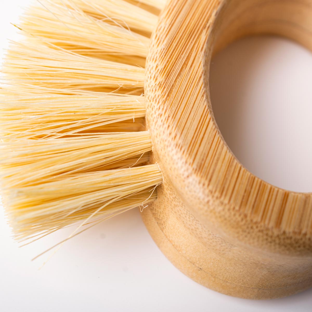 Minimal List Bamboo Βούρτσα Σε Σχήμα Δακτυλίου για Φρούτα & Λαχανικά από Ίνες Σιζαλ