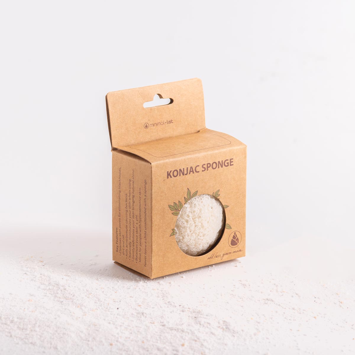 Minimal List Konjac Σφουγγαράκι Προσώπου Original