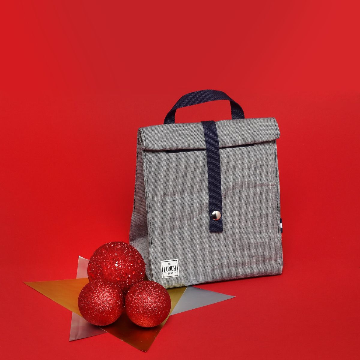 The Lunch Bags Original Ισοθερμική Τσάντα Stone Grey - 5lt