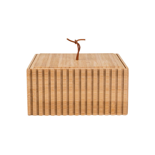 Estia Κουτί Αποθήκευσης και Οργάνωσης Μάνιου Bamboo Essentials 15x15x7 εκ