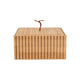 Estia Κουτί Αποθήκευσης και Οργάνωσης Μπάνιου Bamboo Essentials 15x15x7 εκ