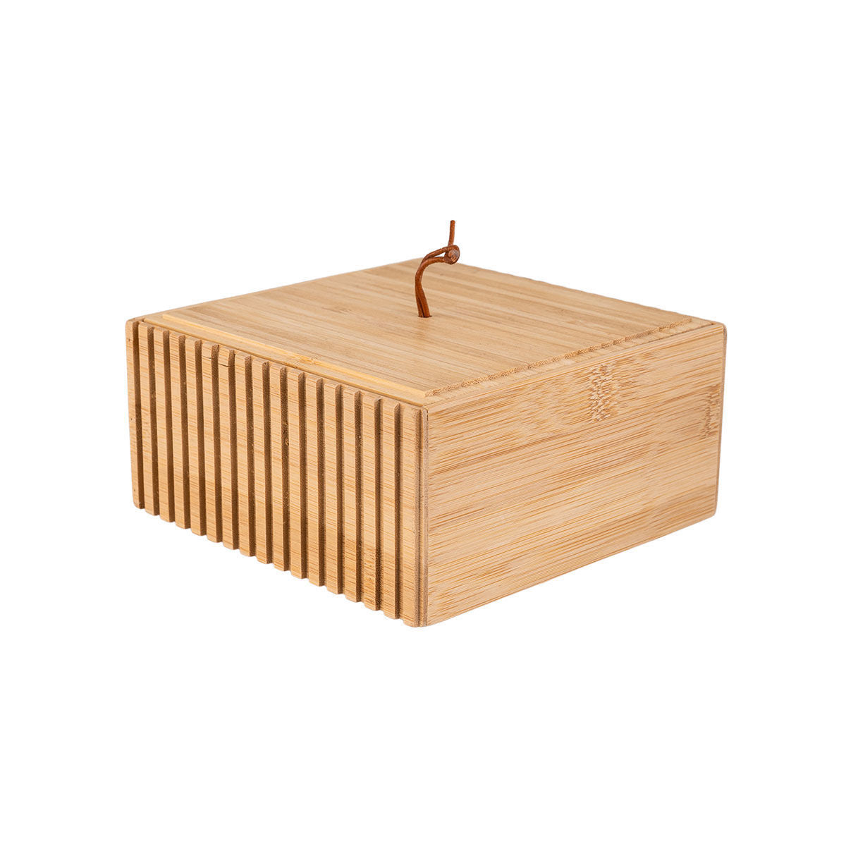 Estia Κουτί Αποθήκευσης και Οργάνωσης Μάνιου Bamboo Essentials 15x15x7 εκ