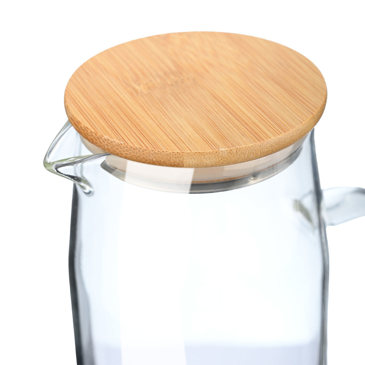 Estia Κανάτα Bamboo Essentials Γυάλινη με Καπάκι - 1500ml