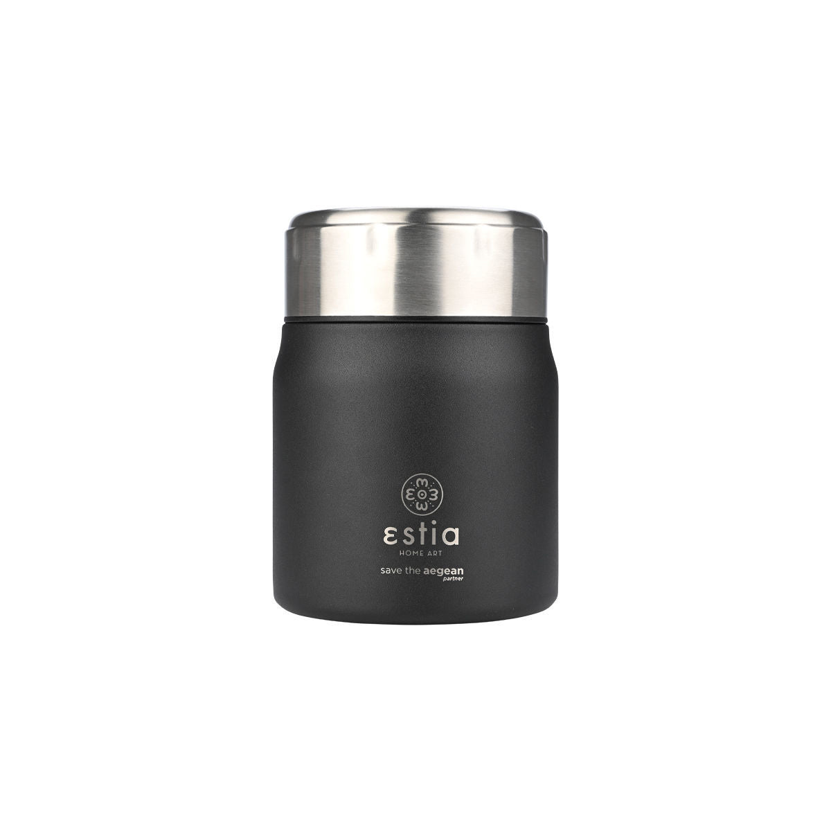 Bundle Black Friday (x3) Estia Straw Tumbler XL & Lunch Pot & Ισοθερμική Τσάντα - Μαύρα