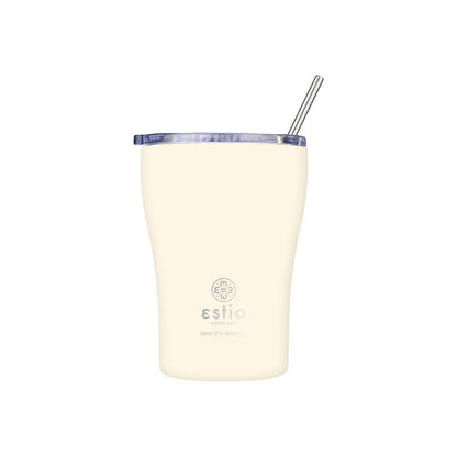 Estia Coffee Mug Save The Aegean Ποτήρι Θερμός με Καλαμάκι New Collection - 350ml