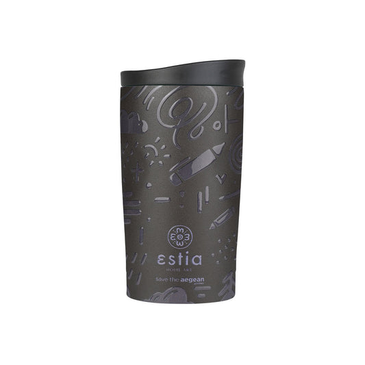 Estia Travel Mug Save The Aegean Κούπα Θερμός New Collection - 350ml
