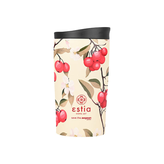 Estia Travel Mug Save The Aegean Κούπα Θερμός New Collection - 350ml