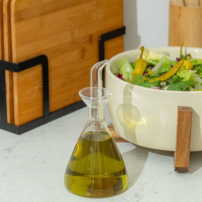 Estia Μπουκάλι για Λάδι & Ξύδι Γυάλινο 250ml με Ροή