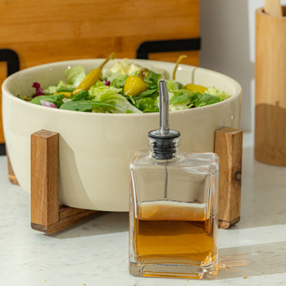 Estia Μπουκάλι για Λάδι & Ξύδι Γυάλινο 300ml με Ροή
